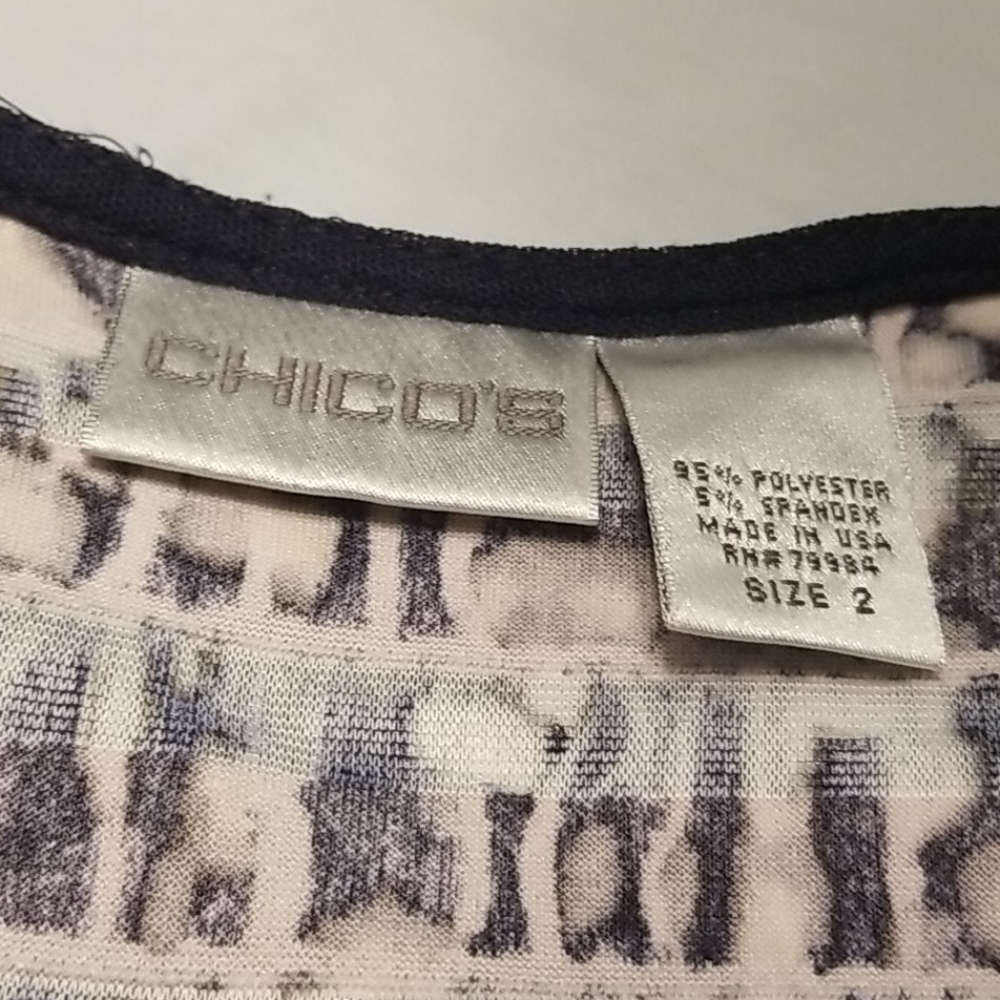 Chico's Ruffled tank - Picture 3 of 5